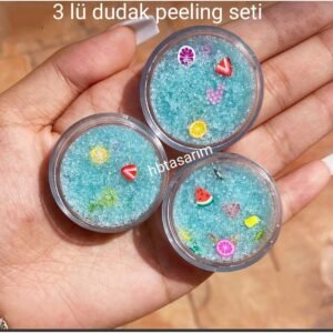 Dudak peeling seti meyveli