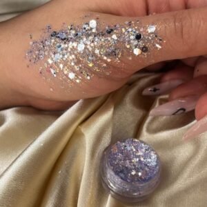 Glitter Jel Sim Far Lila
