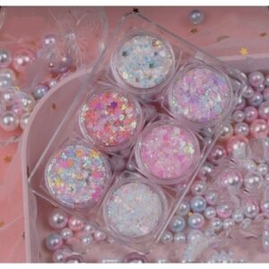 Glitter Jel Far Sim Far Set- 6 Lı