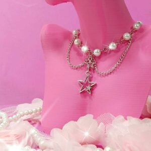 Y2k Fairycore Shining Star Tasarım Yıldız Kadın Pinterest Kolye