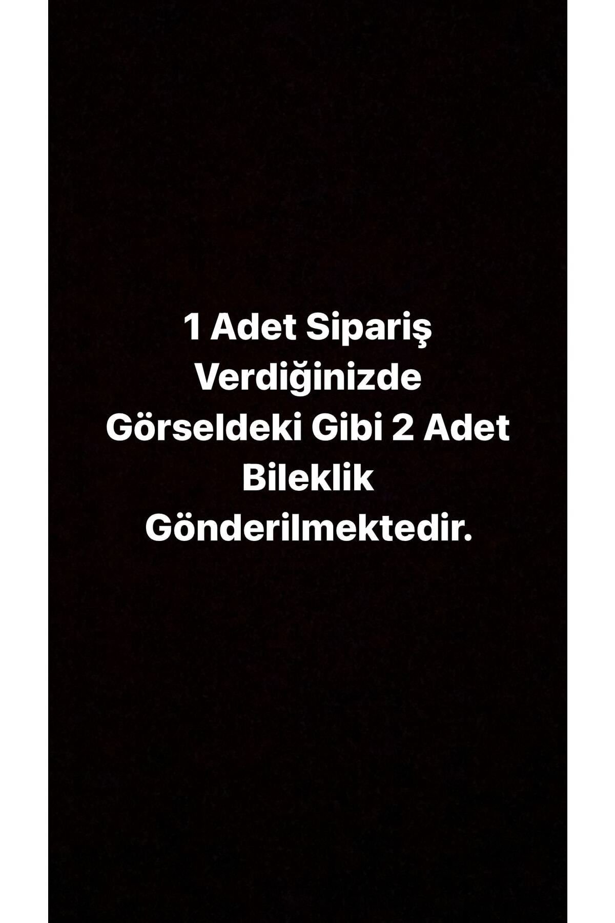 Karanlıkta Parlayan Fosforlu Kedigözü Sevgili Arkadaşlık Bilekliği 2 Adet - Görsel 2