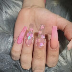 Oje pembe kalpli