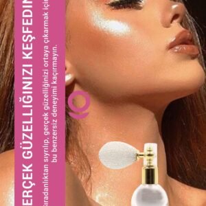 Yüz Ve Vucut Simi Işıltılı Pudra Spray Basmalı Sprey