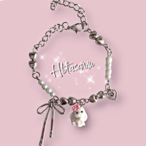 Rabbit coquette Fairycore y2k hediyelik tasarım bileklik