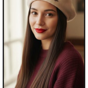 Ressam şapka tasarım bere
