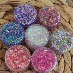 Glitter Jel Far Simli Jel Far Set Parlak Glitter