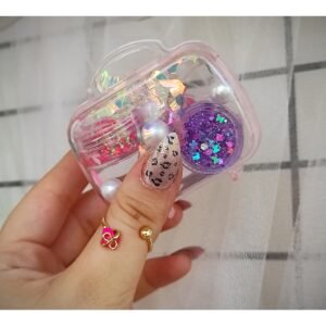 Glitter far lipgloss çantalı set