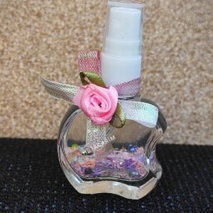 Glitter mini çiçekli cep parfüm fresh