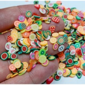 Meyve Epoksi Reçine Mini Meyve Pul Fimo Boncuk Meyve , Takı Malzemeleri