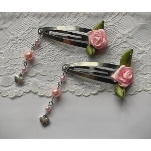 Çıt çıt toka pinky Vintage