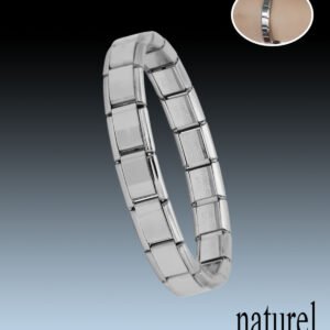 Unisex Italyan Charm Bileklik Paslanmaz Çelik Bileklik