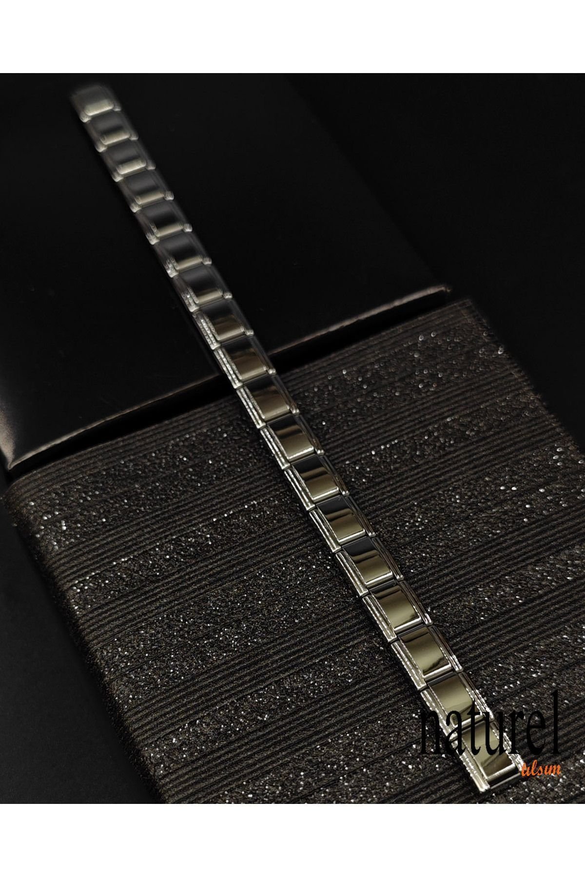 Unisex Italyan Charm Bileklik Paslanmaz Çelik Bileklik - Görsel 3