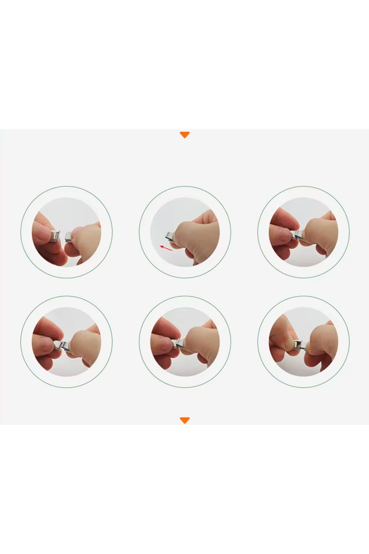 Unisex Italyan Charm Bileklik Paslanmaz Çelik Bileklik - Görsel 5