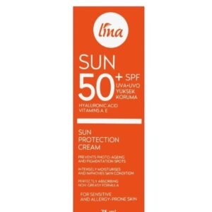 Sun 50+Spf UVA + UVO Yüksek Koruma Güneş Kremi 75 ml 8682966124673