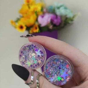 Parlak Glitter Glitter Far Simli Jel Kremsi Yüz Ve Vücut Simi Set