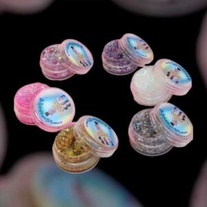 Glitter Far Simli Jel Kremsi Yüz Ve Vücut 6 Li Set Parlak Glitter