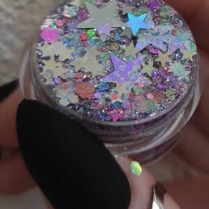 Parlak Glitter Jel Far Glitter Simli Saç Ve Vücut Simi Yıldızlı- Magic Stars