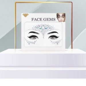 Holografik Yansımalı Işıltılı Kristal Yüz Taşı Face Gems Face Stickers Face Jewels