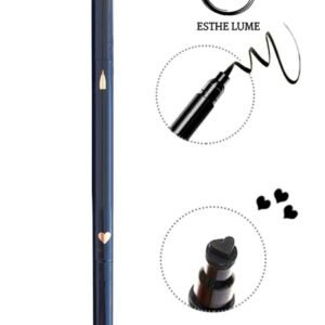Uçlu Kalp Desenli Eyeliner Kalp Eyeliner Desenli