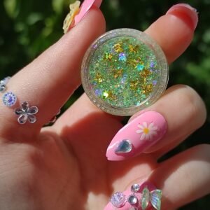 Glitter Jel Far Simli Kremsi Jel Far Kelebek Parlak Glitter