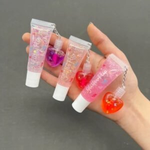 3'lü Lip Gloss Mini Kalpli Lipgloss B Serisi