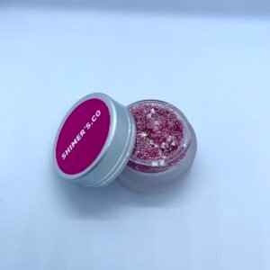 Co Işıltılı Metalik Pembe Simli Jel Glitter