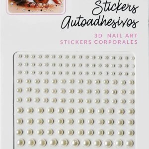 165 Adet Vücut Ve Yüz Taşı Stickers Tırnak Makyaj Taşı Yapışkan Inci Yüz Taşları