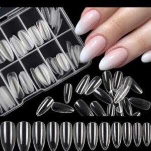 Gold Beauty Kutulu 100’lü Şeffaf Badem Protez Tırnak (yapıştırıcı Yoktur)