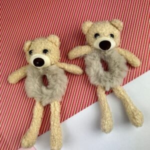 Teddy Bear Peluş Ayıcıklı Kürklü Simit Toka