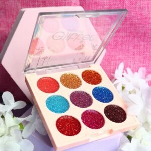 9'lu Elmas Ambalajlı Glitter Far Paleti 6619 No:2