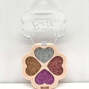 Rose 4'lü Kalpli Glitter - Glıtter Eyeshadow No:4