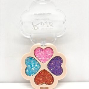 Rose 4'lü Kalpli Glitter - Glıtter Eyeshadow