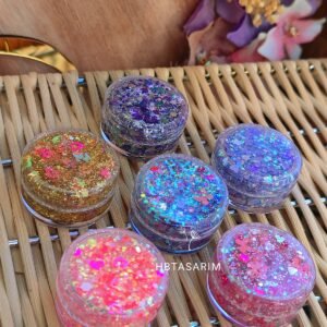 Parlak Glitter Jel Far Simli Far