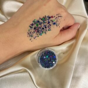 Glitter Jel Far Simli Jel Far Siyah