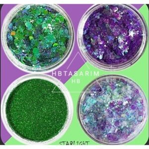 Glitter Jel Far 4lü Set