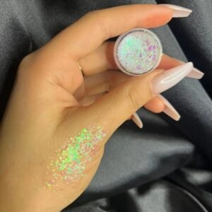 Beyaz Yansımalı Jel Glitter