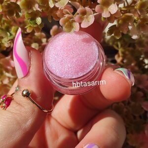 Pembe Simli Glitter Jel Far -yüz Ve Vücut Simi