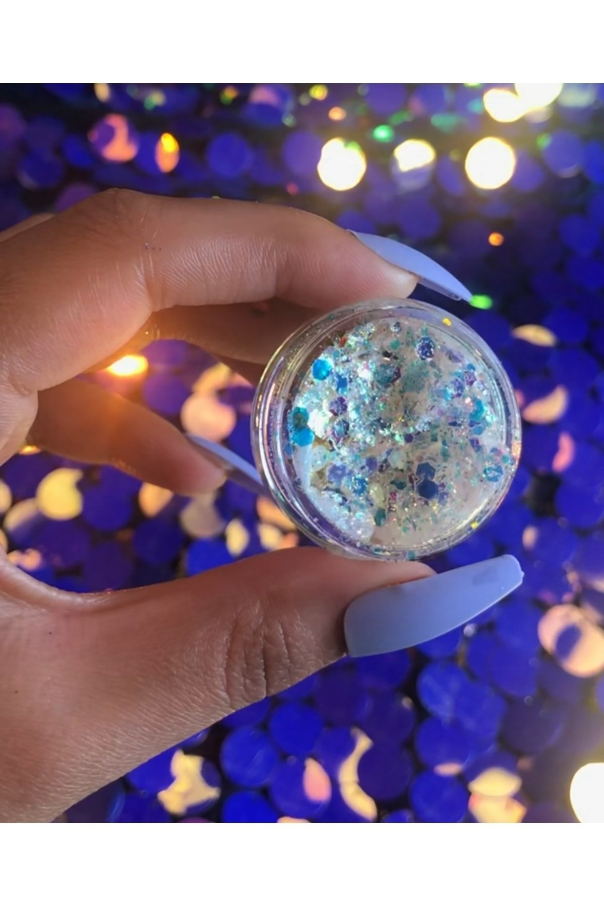 Glitter Beyaz Bukalemun