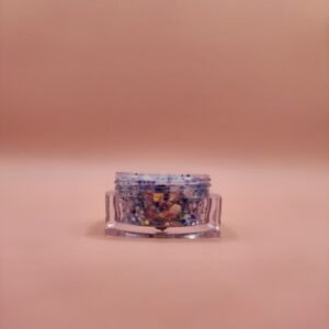 Mini Doğal Jel Glitter - Snow 5ml