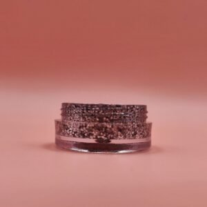 Mini Doğal Jel Glitter Far - Grey 5ml