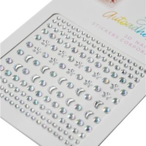 Vücut Ve Yüz Taşı Stickers Tırnak Makyaj Taşı Yapışkan Festival Taşı Kristal Yüz Taşları