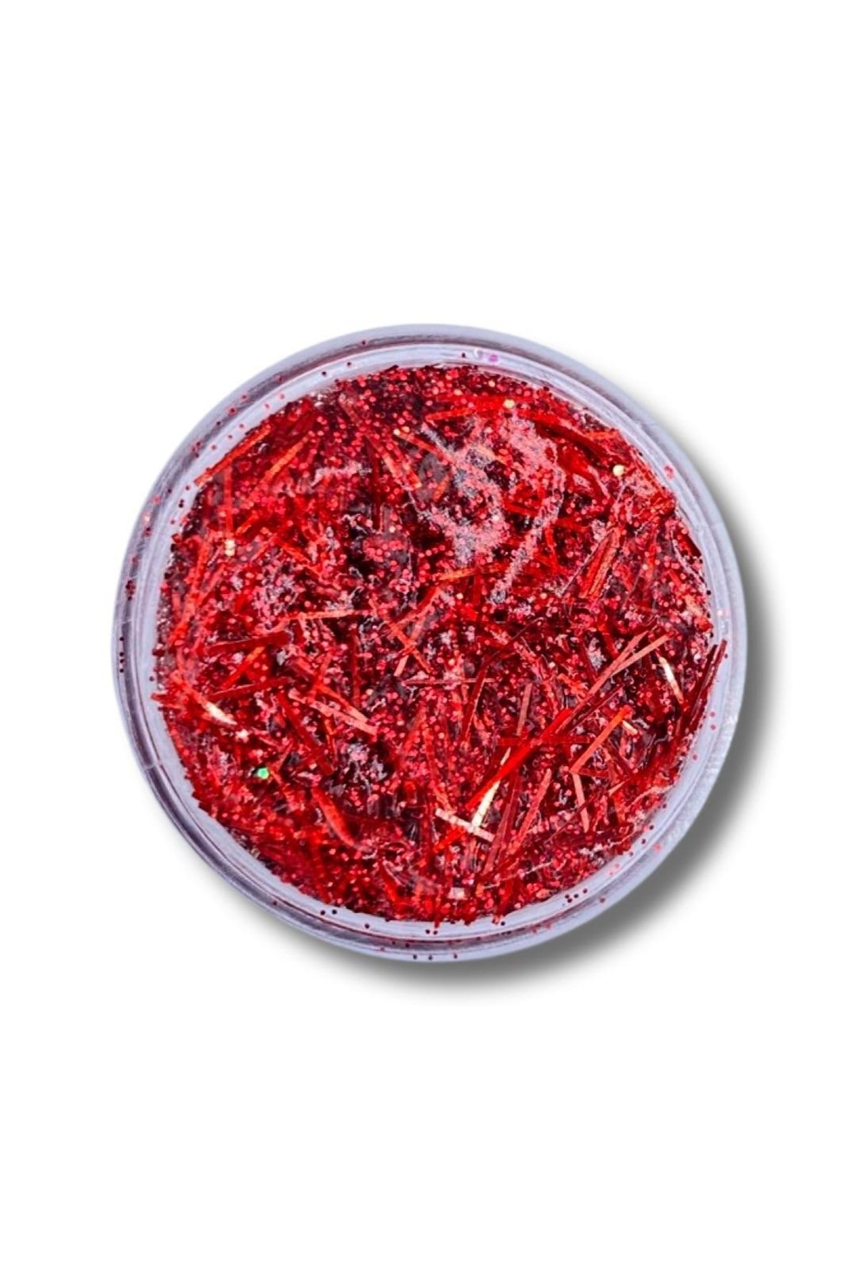 Jel Formlu Parlak Glitter - Diamond Red