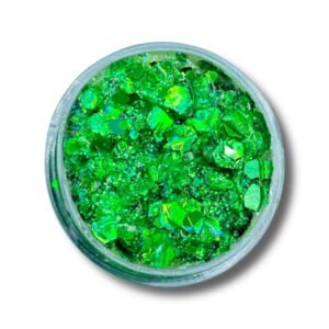 Jel Formlu Parlak Glitter - Deep Forest Green