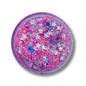 Jel Formlu Parlak Glitter - Iridescent Pink