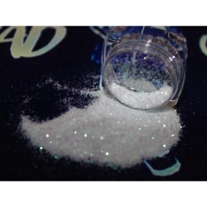 Tırnak Süsleme Holografik Mikro Sim Nail Art Beyaz Ekstra Mikro Sim 5 Ml/5 gr Makyaj Sim