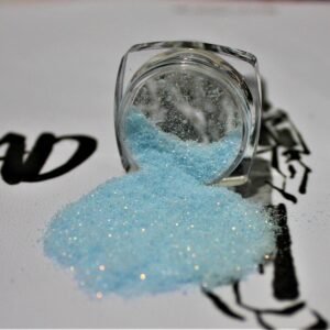 Tırnak Süsleme Holografik Mikro Sim Nail Art Bebek Mavisi Ekstra Mikro Sim 5ml/5 gr Makyaj Sim