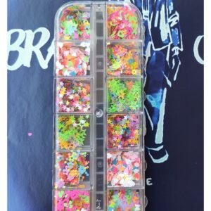 Nail Art Tırnak Süslme Pul Seti Kalp, Yıldız, Çiçek Ve Kelebek Desenli