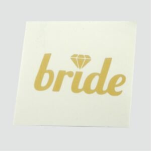 Bride Yazılı Dövme Sticker