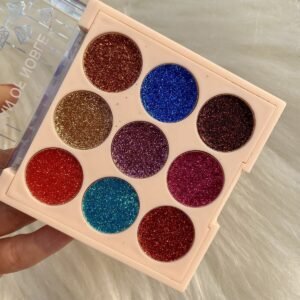 Renkli Jel Glitter Far Paleti