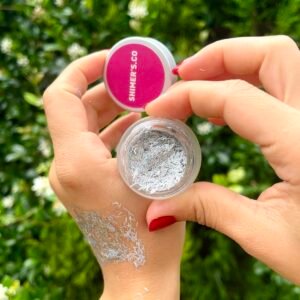 Metalik Renk Saçaklı Jel Glitter Göz Farı Glitter Far -